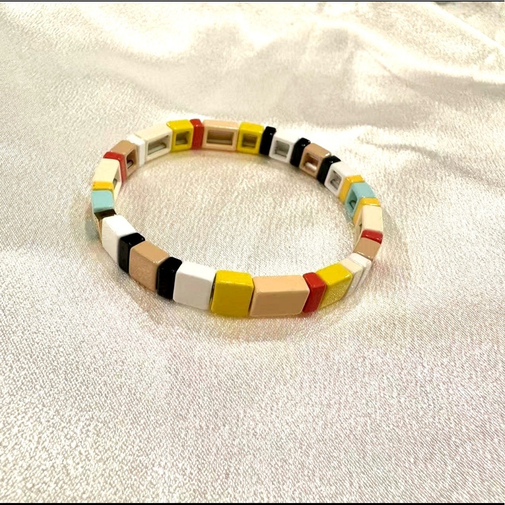 Roxanne Assoulin - Rainbow Brite Bit X Bit Colorful Stretch Bracelet